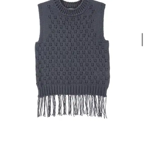 메종마레 Gypsy Knit Sleeveless, Charcoal