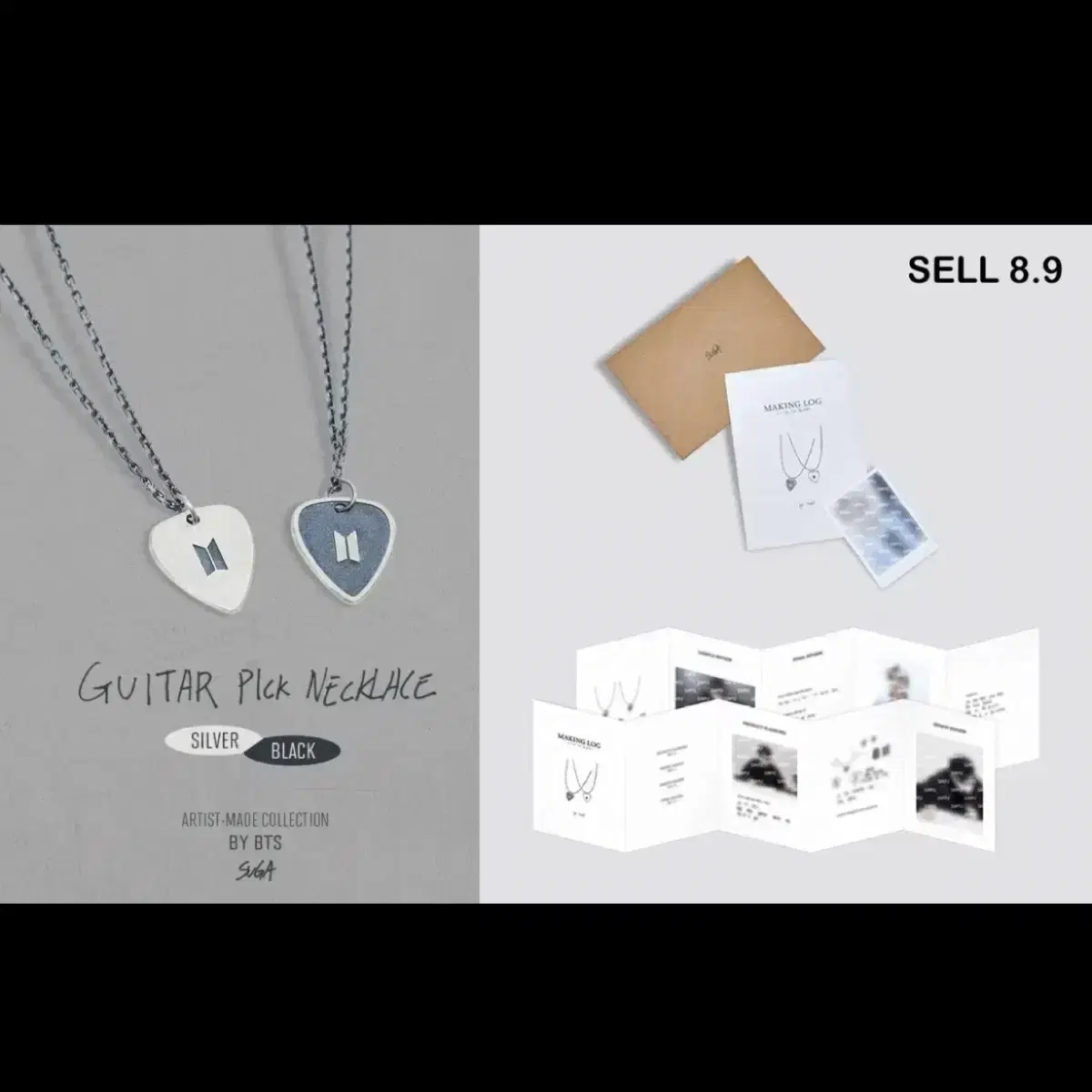 BTS bangtan suga Yoongi necklace BTS Suga necklace