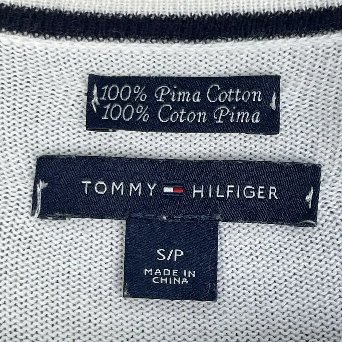 [S] TOMMY HILFIGER 타미힐피거 피마코튼 가디건