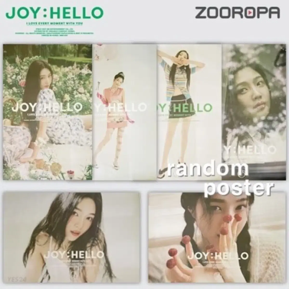 Red Velvet joy Hello poster 2 sheets in bulk