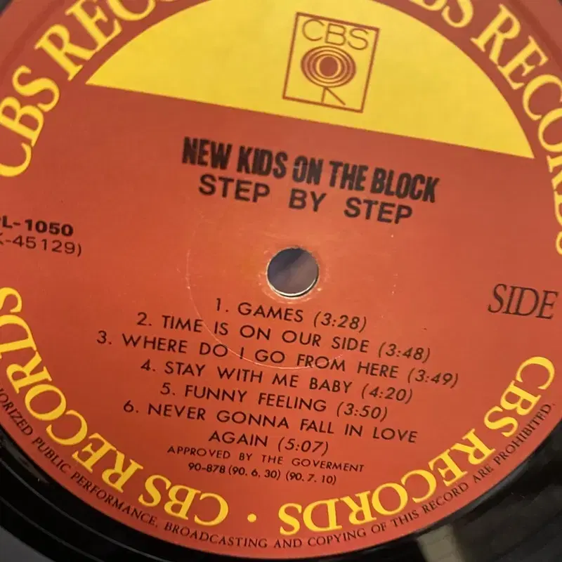 NEW KIDS ON THE BLOCK LP / AA4458