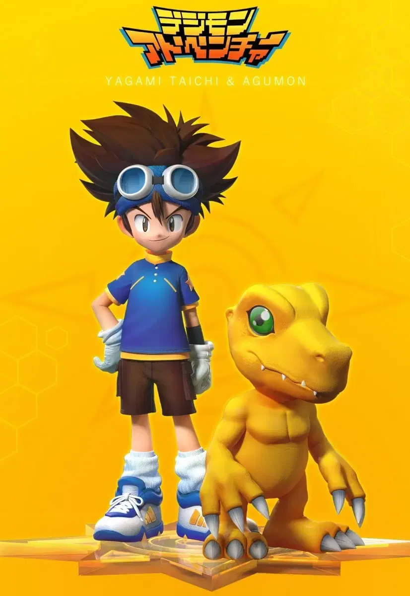 [New] FunBox Digimon Shin Taeil & Agumon Resin Statue [Overseas Spot].