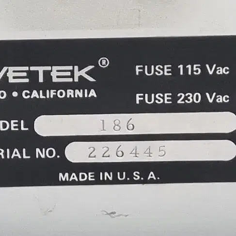 WAVETEK 5MHz Phaselock Generator 186