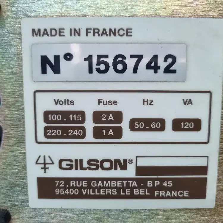 GILSON 307/306 PUMP