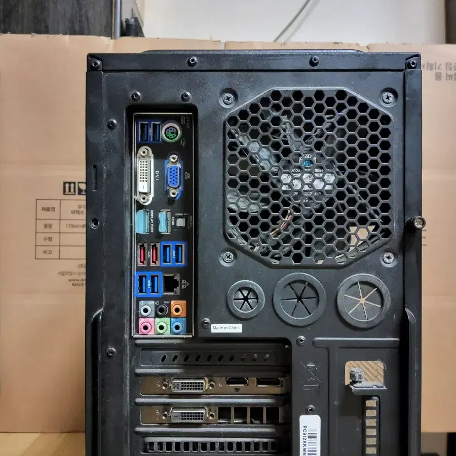 (24) 사무용 컴퓨터 CPU i7 3770K 램16GB  (모니터 앰프