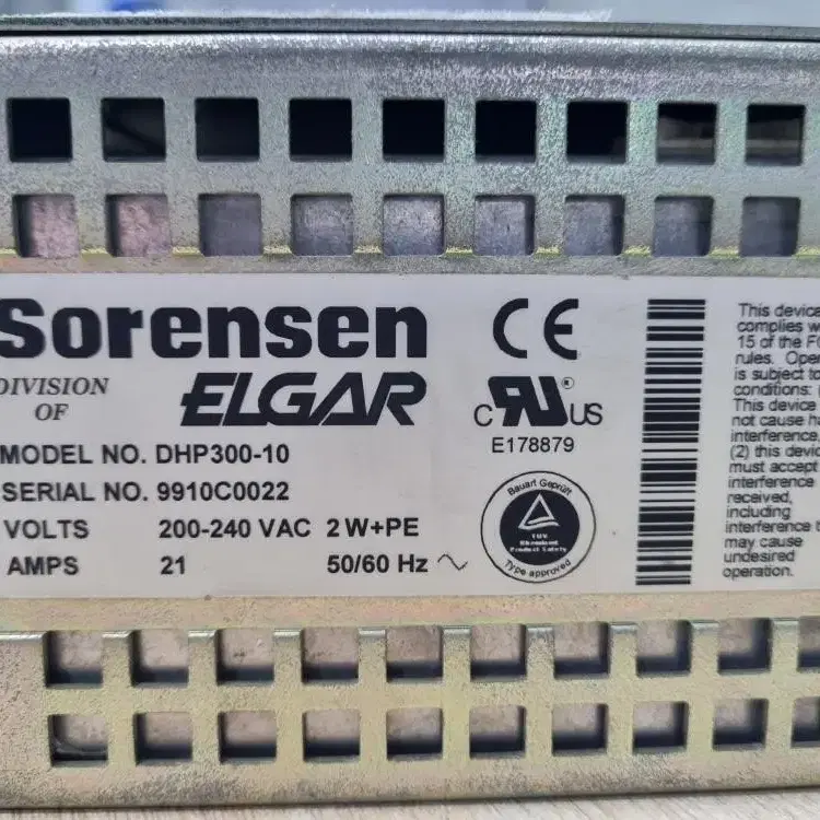 Sorensen DHP300-10  300V 10A 파워서플라이