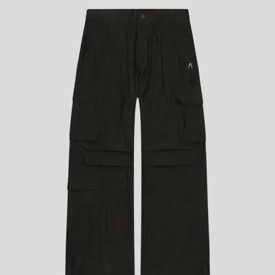 아캄 Textured Side Pocket Cargo Pants 블랙