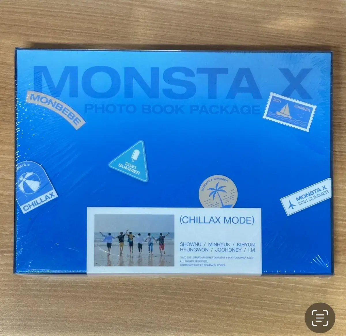 Monsta X photobook unsealed