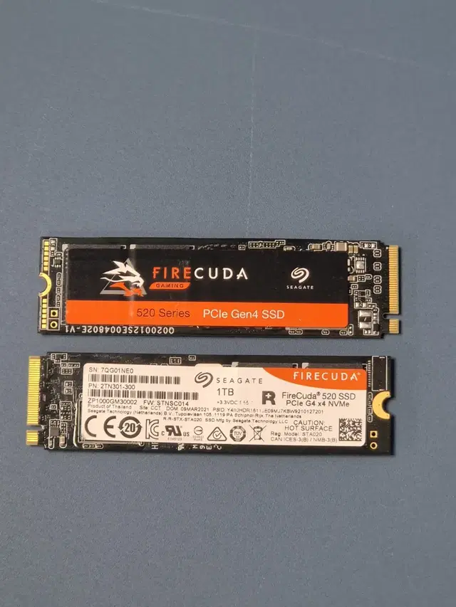 시게이트 파이어쿠다 520 NVME 1TB 1테라 판매합니다.