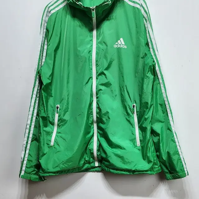 아디다스 ADIDAS 바람막이  후드 집업 자켓 2XL