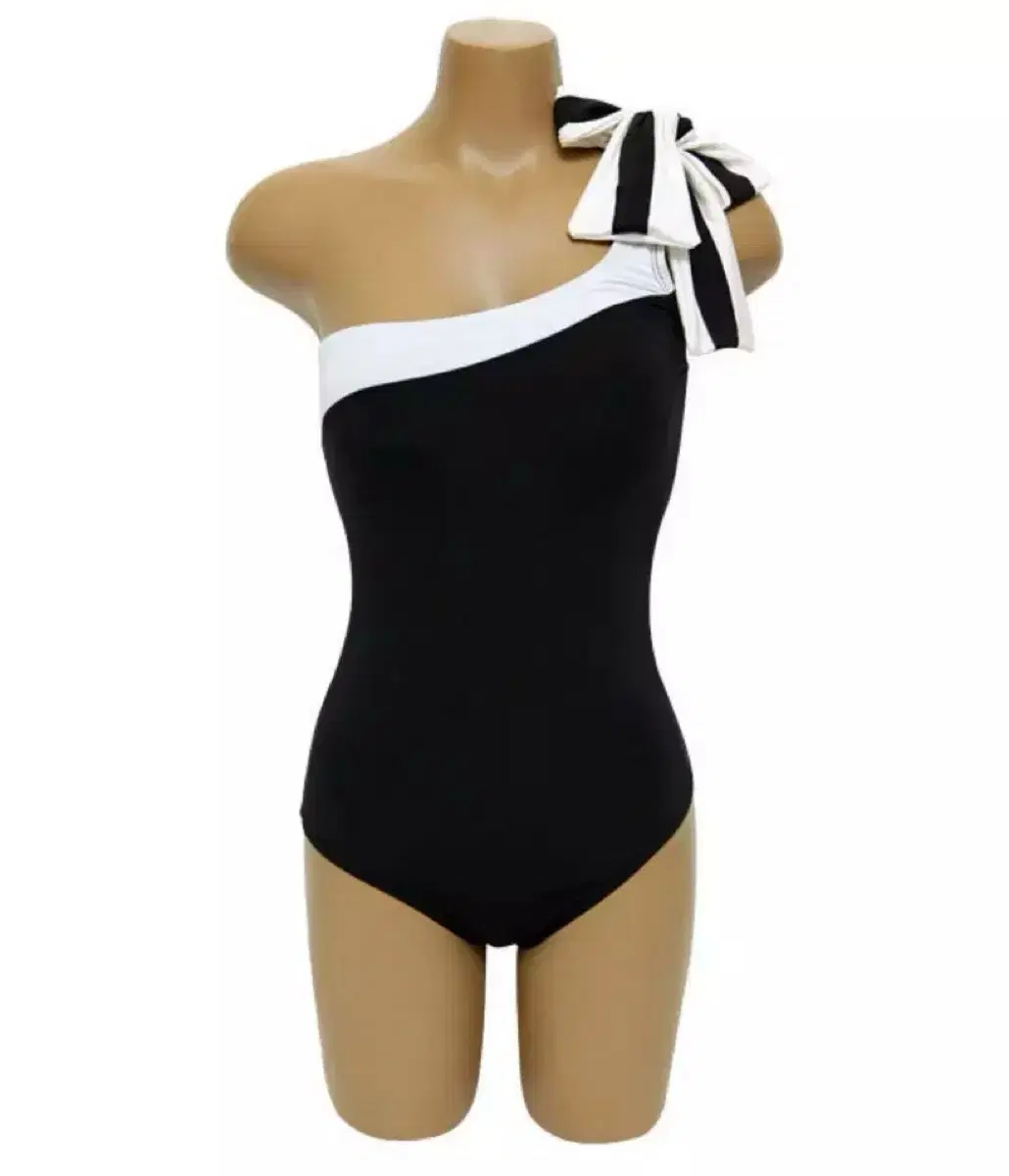 [New Products] One-shoulder Ribbon Monokini Swimsuit