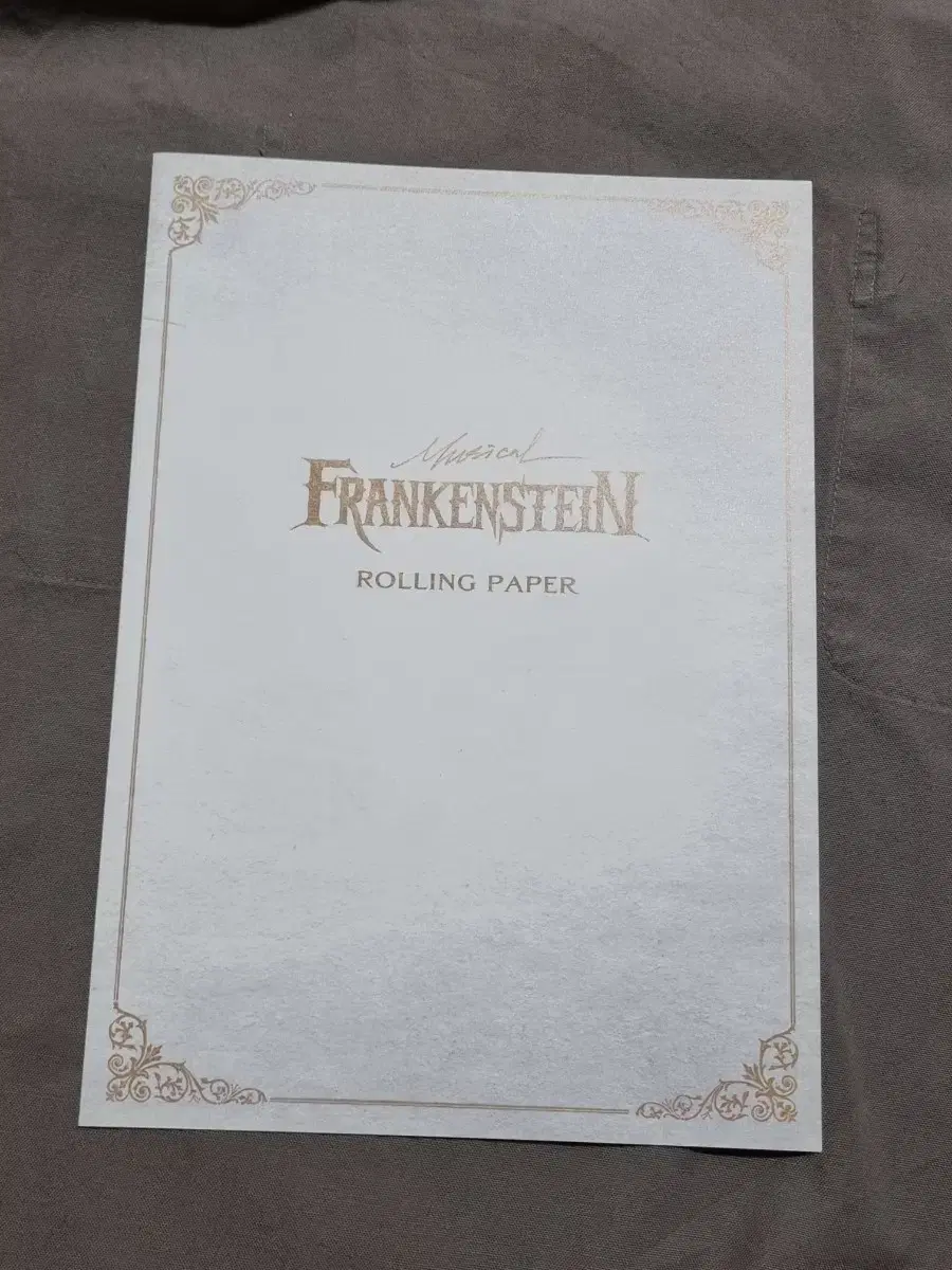 The Musical Frankenstein Rolling Papers