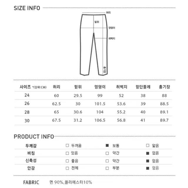 (새제품/쿨거시 무배) 미쏘 바지 팔아요