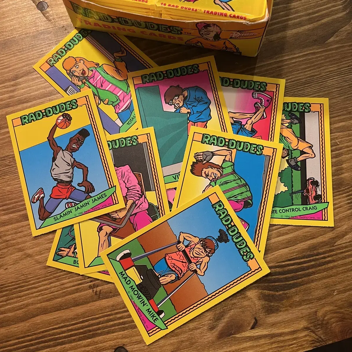 Rad Dudes Trading Cards, 1990