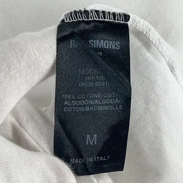 RafSimons 라프시몬스 남성 반팔 티셔츠 M/빈티지홍