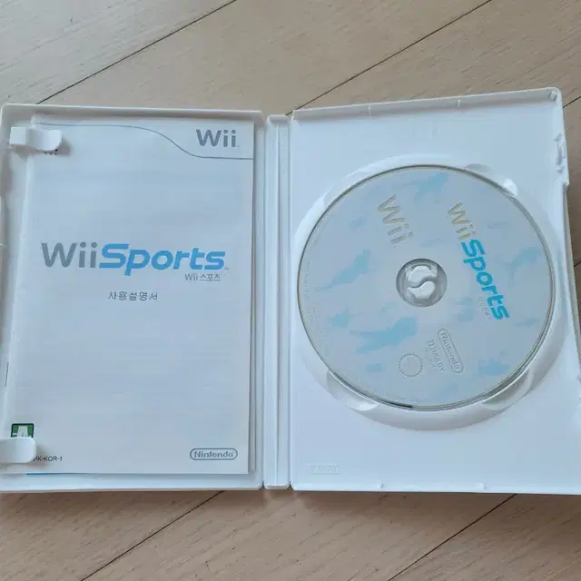 닌텐도 정발 한글판 wii 스포츠(택포)