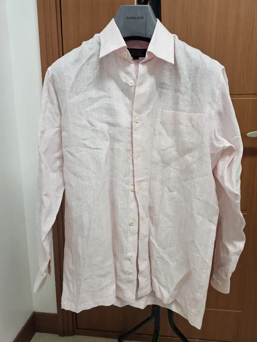 [95] Countessmara long-sleeved linen shirt pink pink M