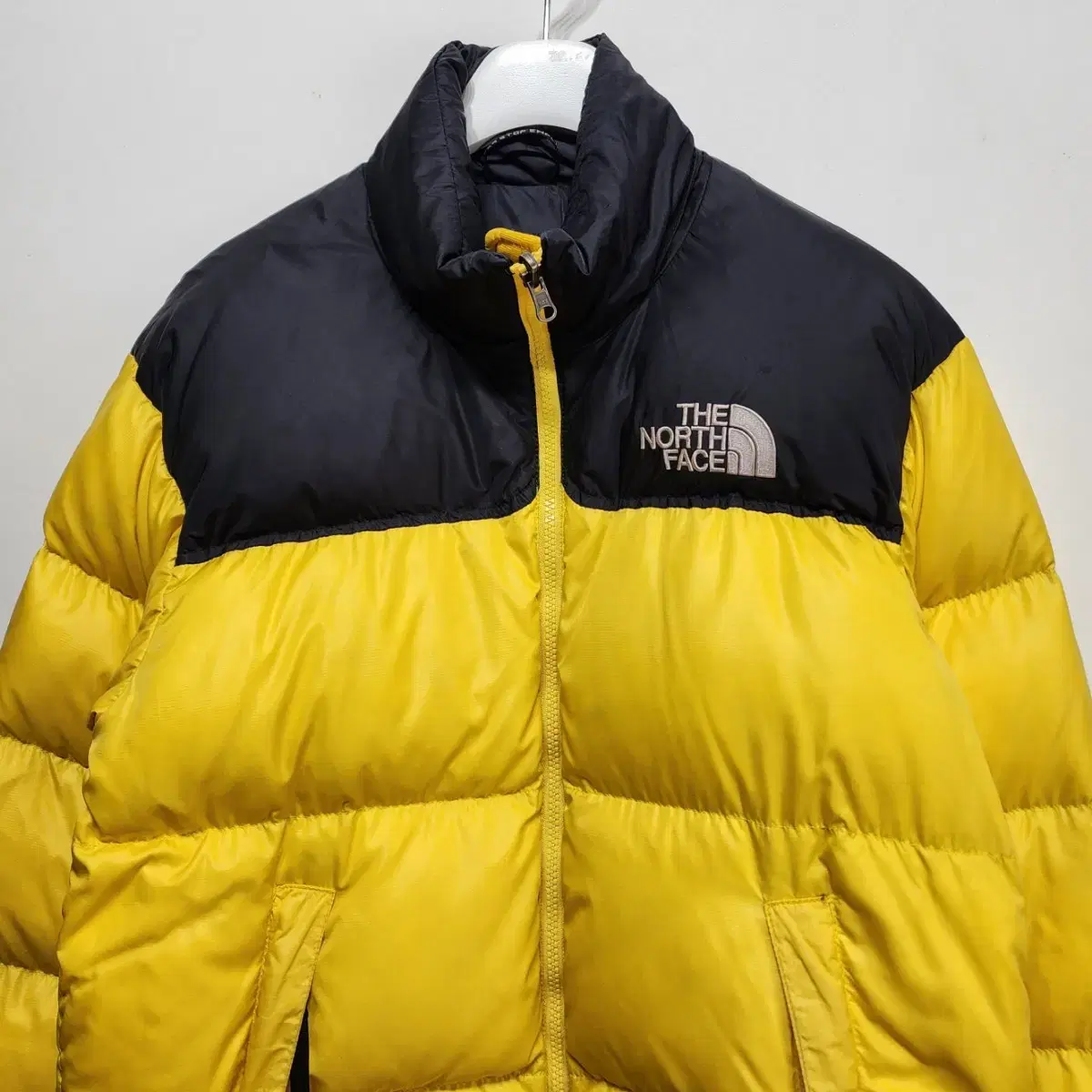 노스페이스 THE NORTH FACE 700눕시 패딩점퍼 자켓 옐로우 S