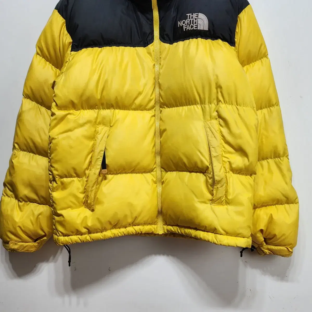 노스페이스 THE NORTH FACE 700눕시 패딩점퍼 자켓 옐로우 S