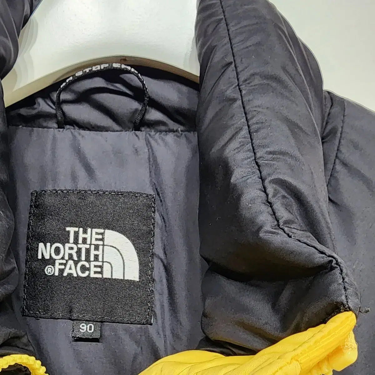 노스페이스 THE NORTH FACE 700눕시 패딩점퍼 자켓 옐로우 S