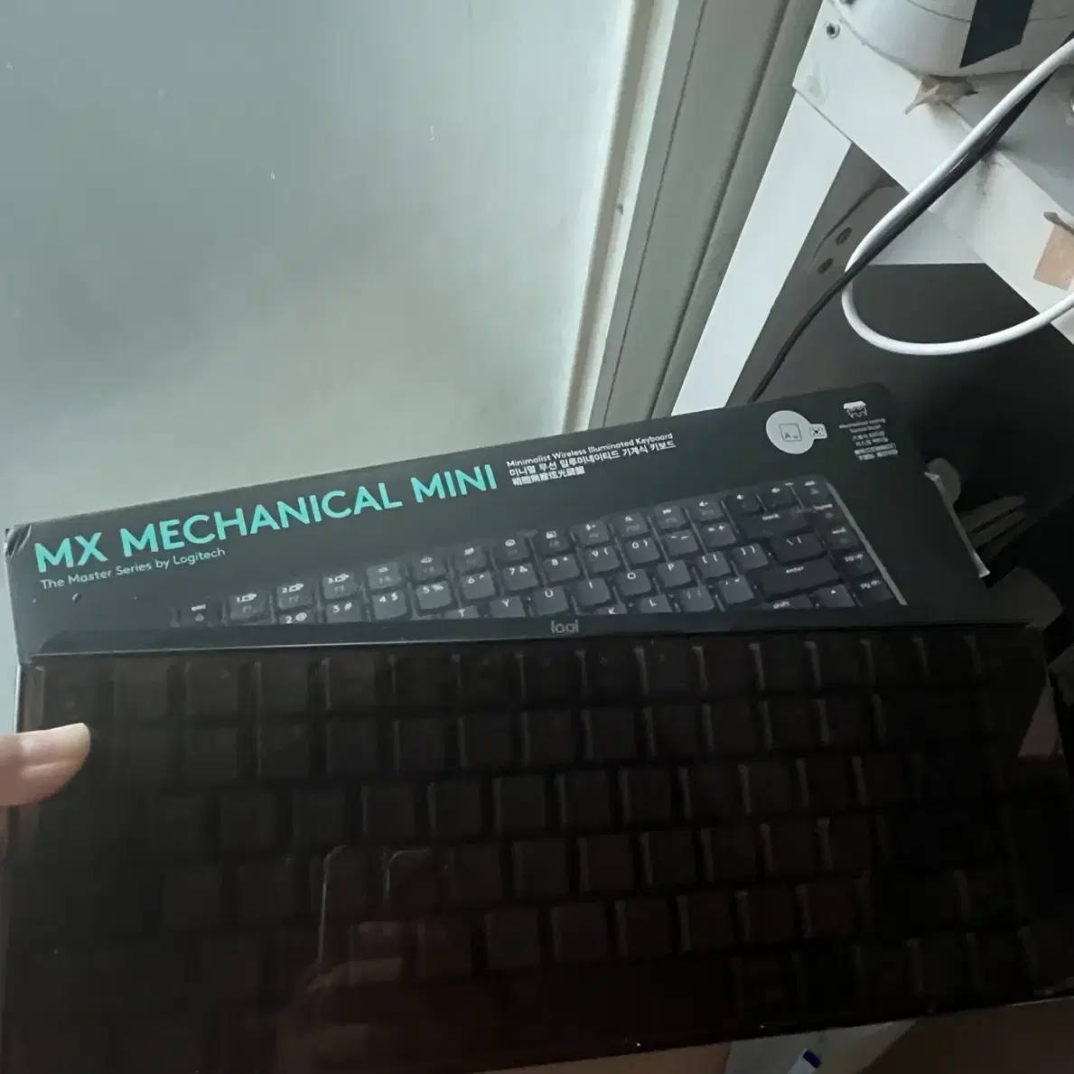 로지텍 mx mechanical mini 윈도우 맥 , 먼지커버 로지볼트