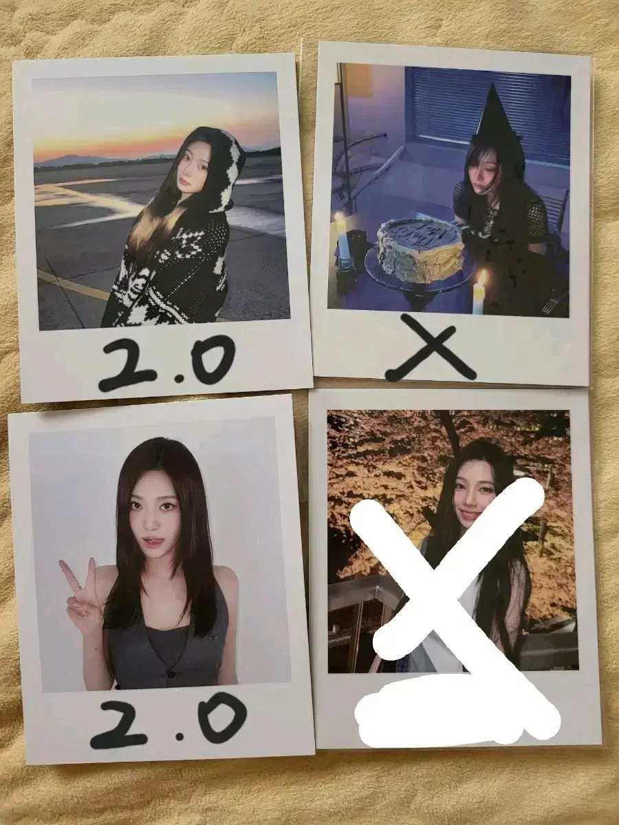 Aespa Armageddon Pop-Up 100,000 won Polaroid