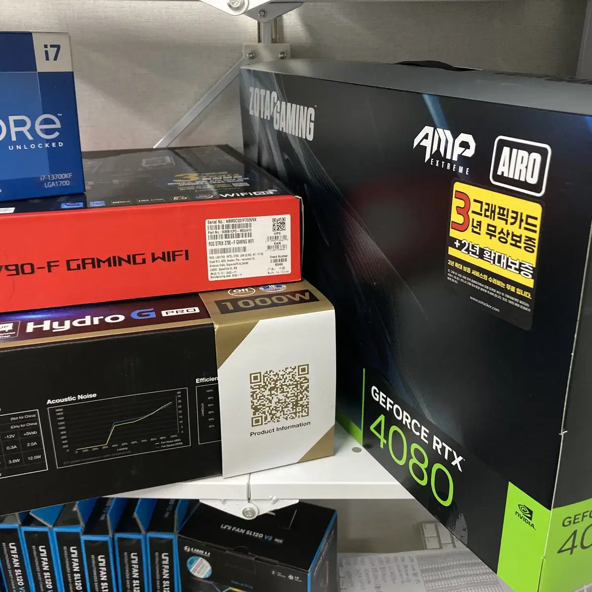 I7-13700KF RTX4080 16GB 커스텀 그래픽카드도 수냉 본체