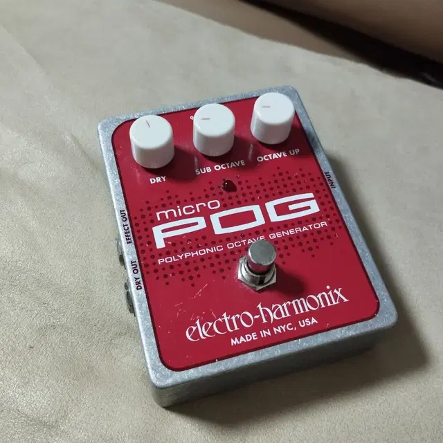 일렉트로 하모닉스 멀티 옥타브 이펙터 electro harmonix