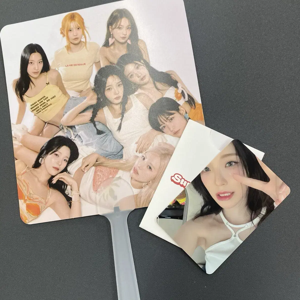 [Debt+Poca]Fromis 9 baek jiheon jiheon broadcast Photocard photocard Nayeon Supersonic