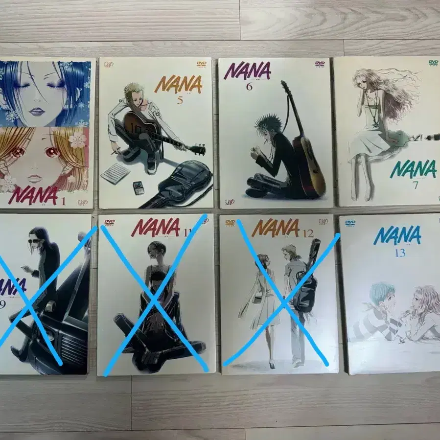 야자와아이 NANA DVD 1,5,6,7,13