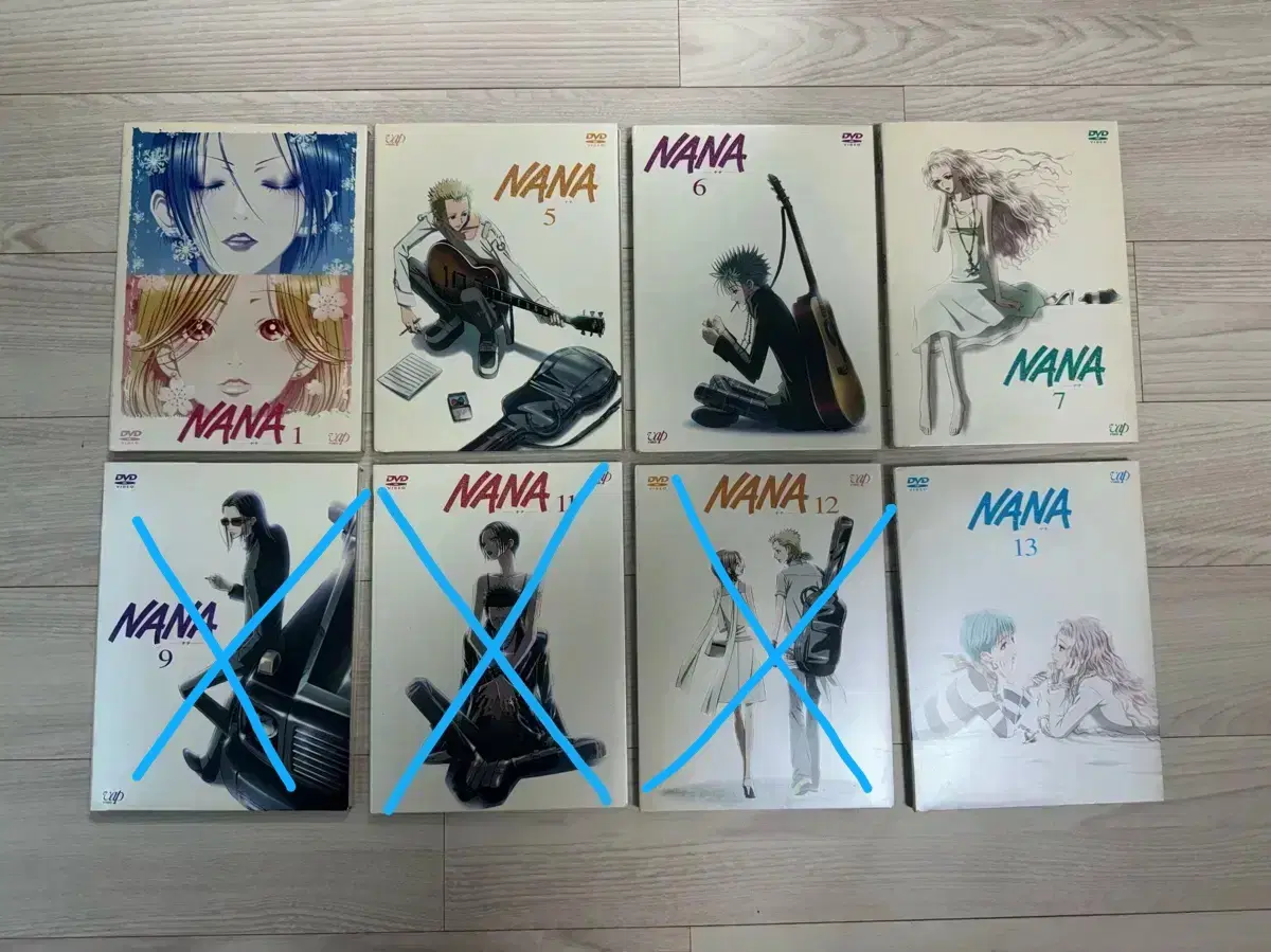 yazawai nana dvd 1,5,6,7,13