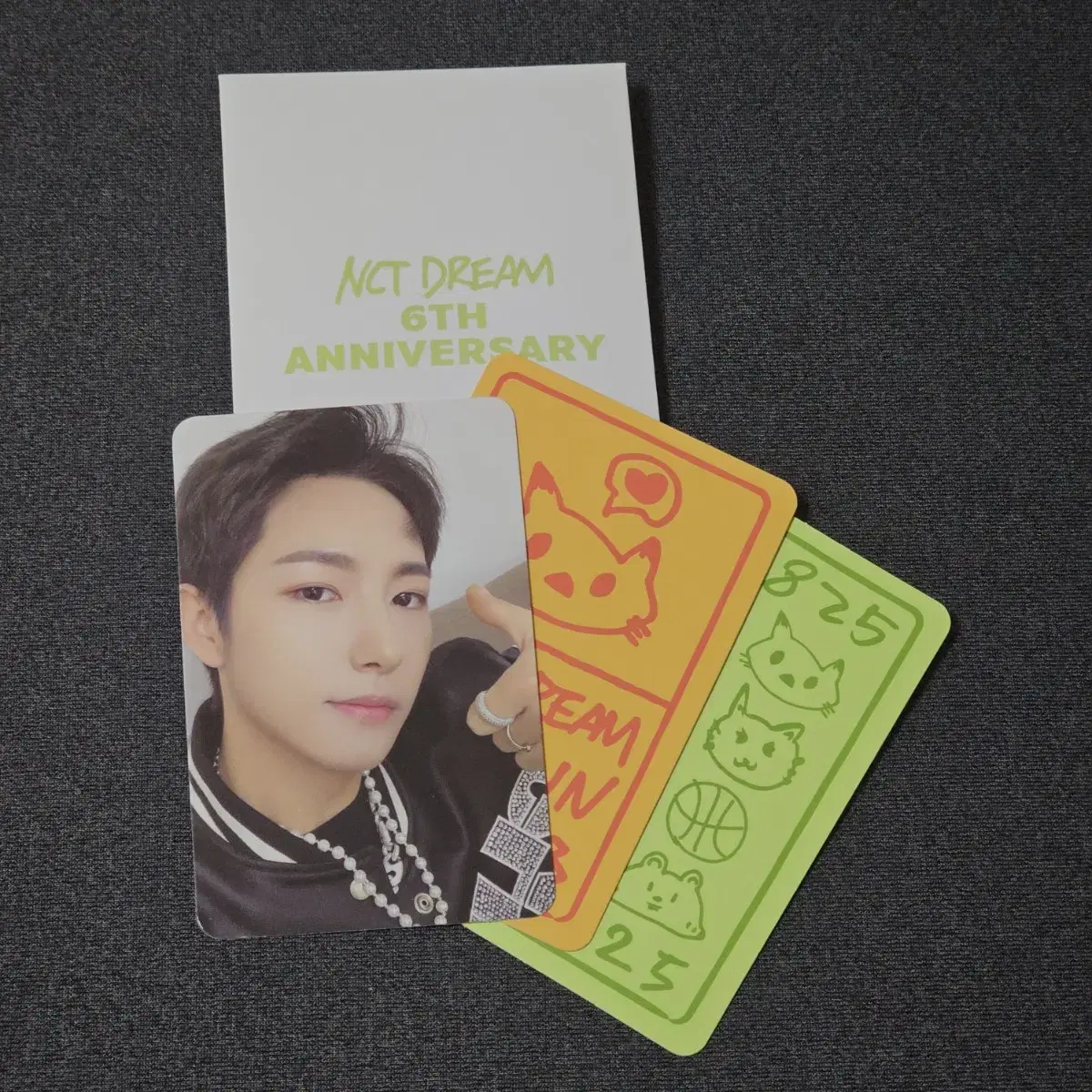 nct dream renjun 6th anniversary lucky photocard