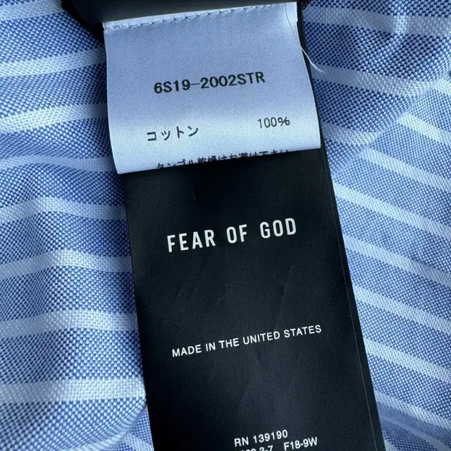 피어오브갓 6th 플레이드 풀오버 헨리 셔츠 FEAR OF GOD SIX