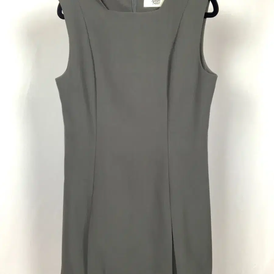 Atelier Nine Square Neck Deep Gray Dress