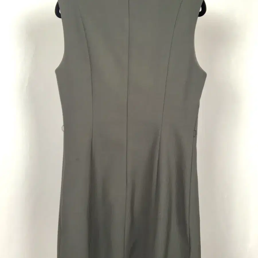 Atelier Nine Square Neck Deep Gray Dress