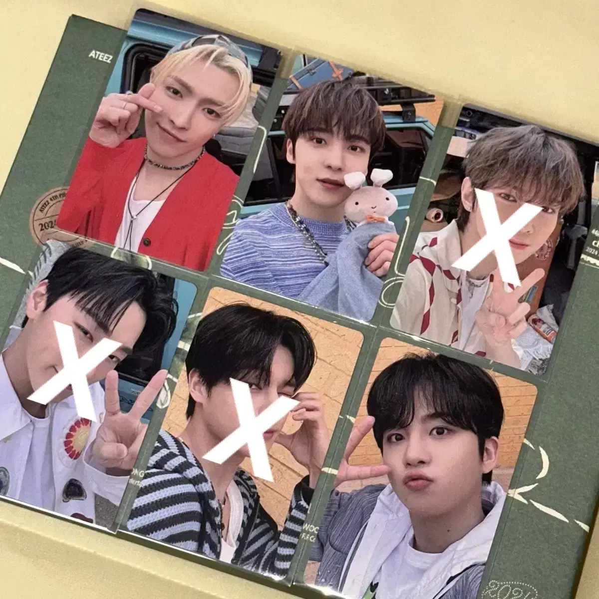 Sell ateez summer photobook photo kards