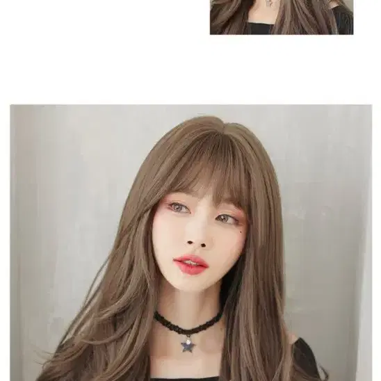 미사용 새제품웨이브 롱헤어 전체가발 68cm