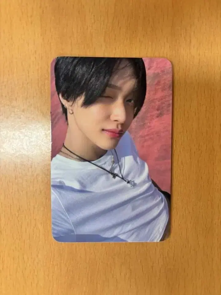 Rize wonbin photocard with muu unreleased photocard BoomBoomBase