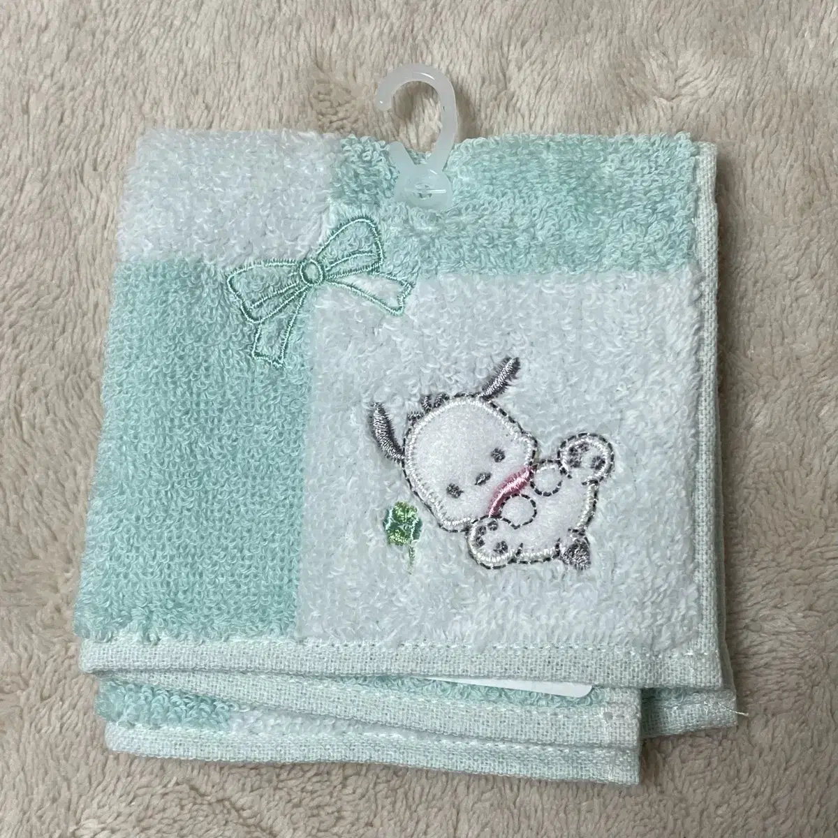 (NEW) Sanrio Pochaco Pochaco Handkerchief Mini Towel