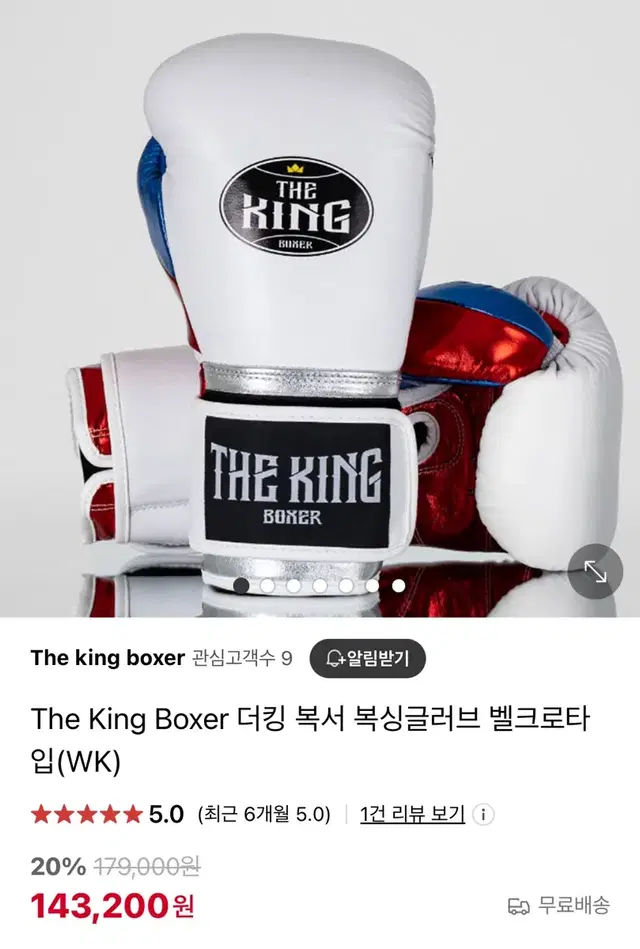 The King Boxer 프로 글러브