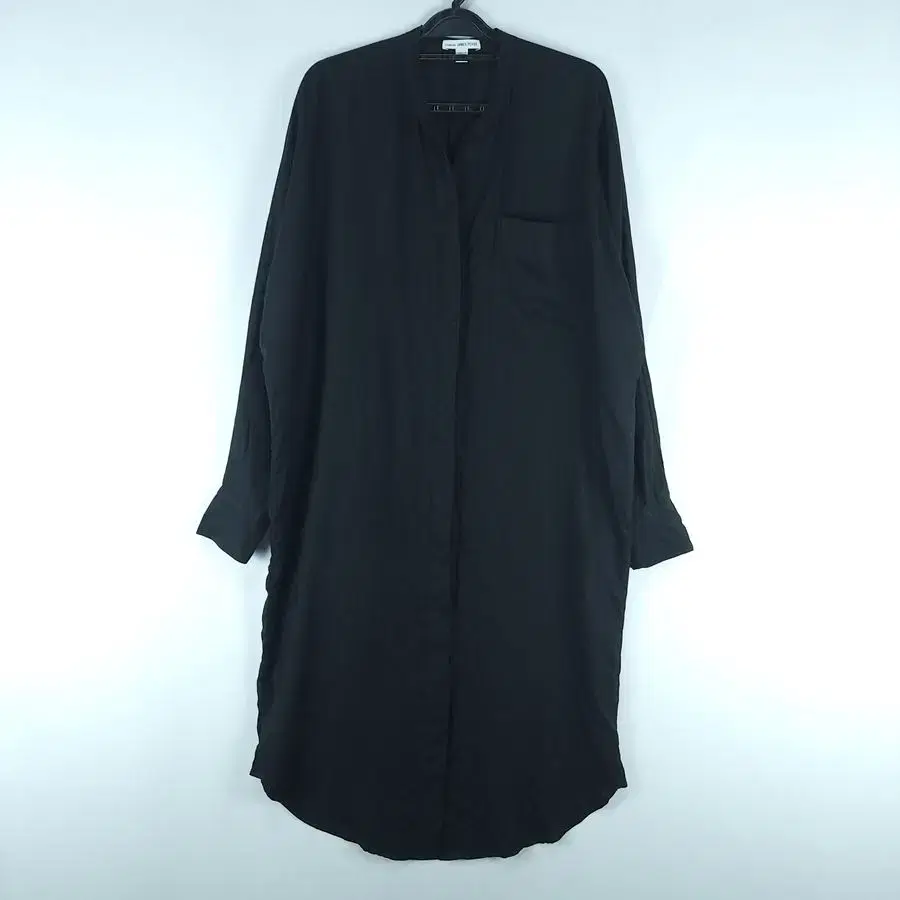 [WOMEN2]James Pulse Black Linen Shirt ONEPIECE[Y47-271]/Lady Bloo