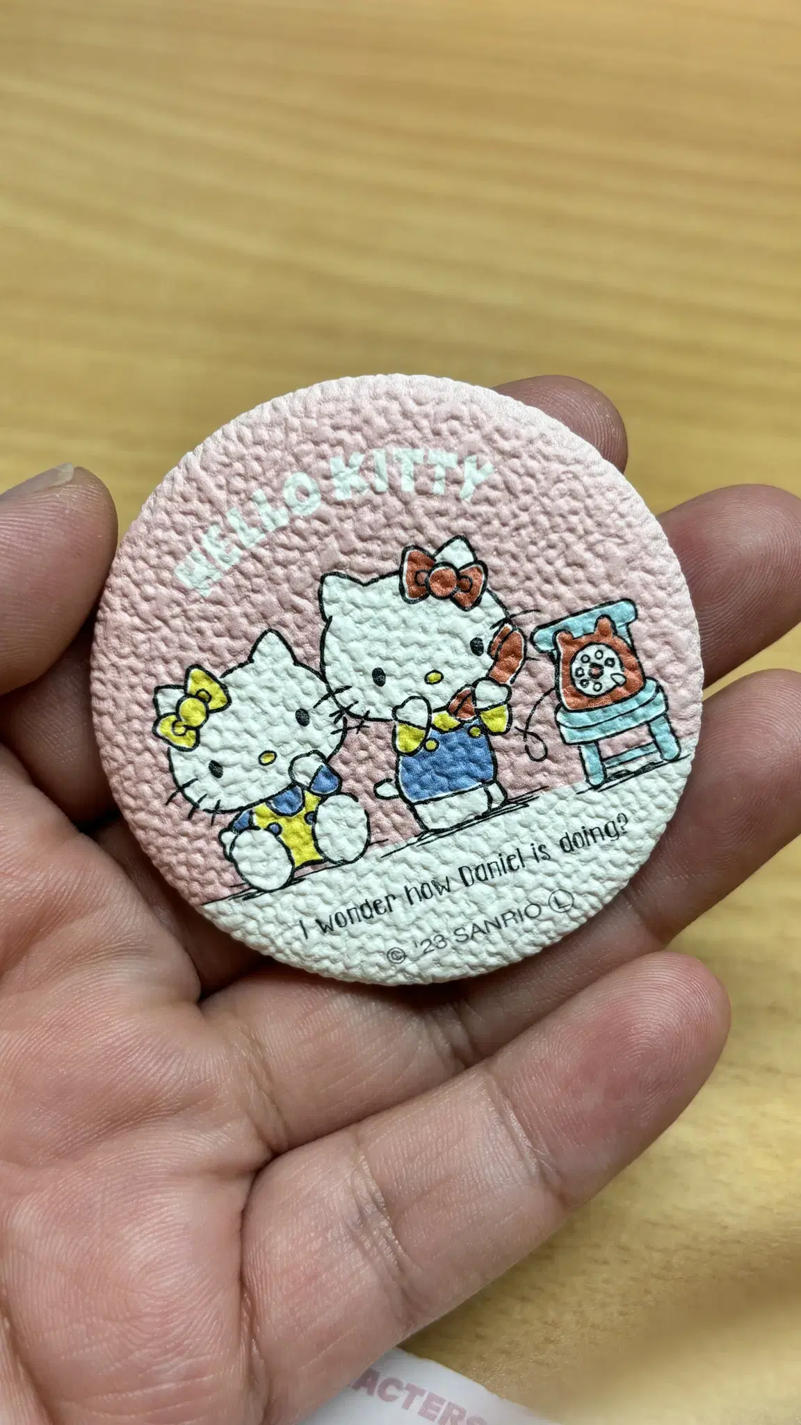 Hello Kitty Can Badge