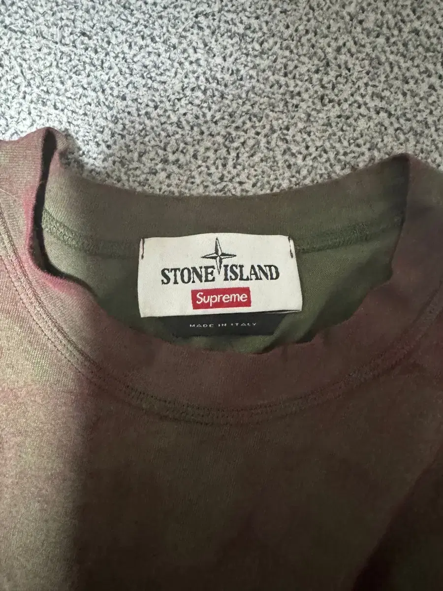 Supreme x Stone Island 사이즈 오버사이즈