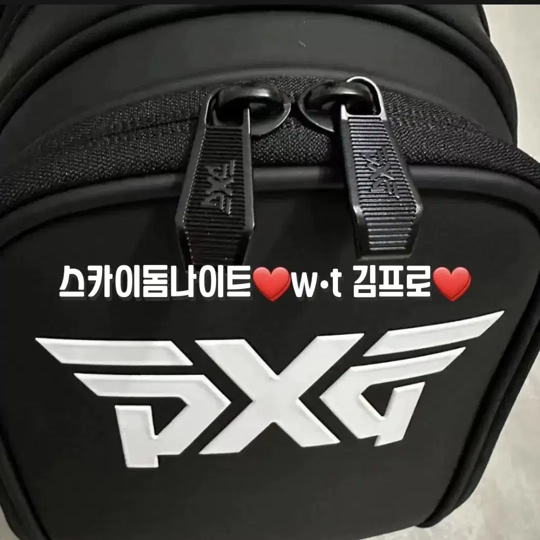 PXG 9인치 휠 카트백 바퀴형 남여공용 캐디백