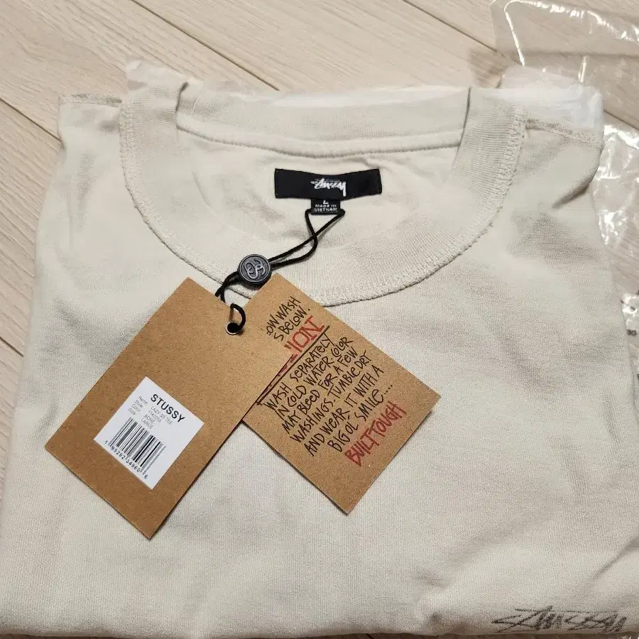 Stussy 스투시 Lazy T-Shirt Bone