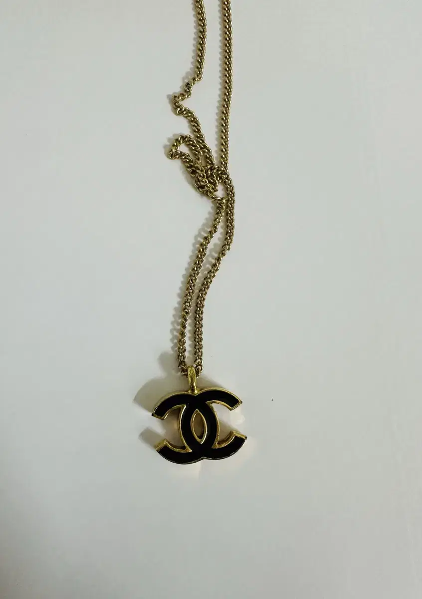 Chanel jennie Double-sided necklace in black keum