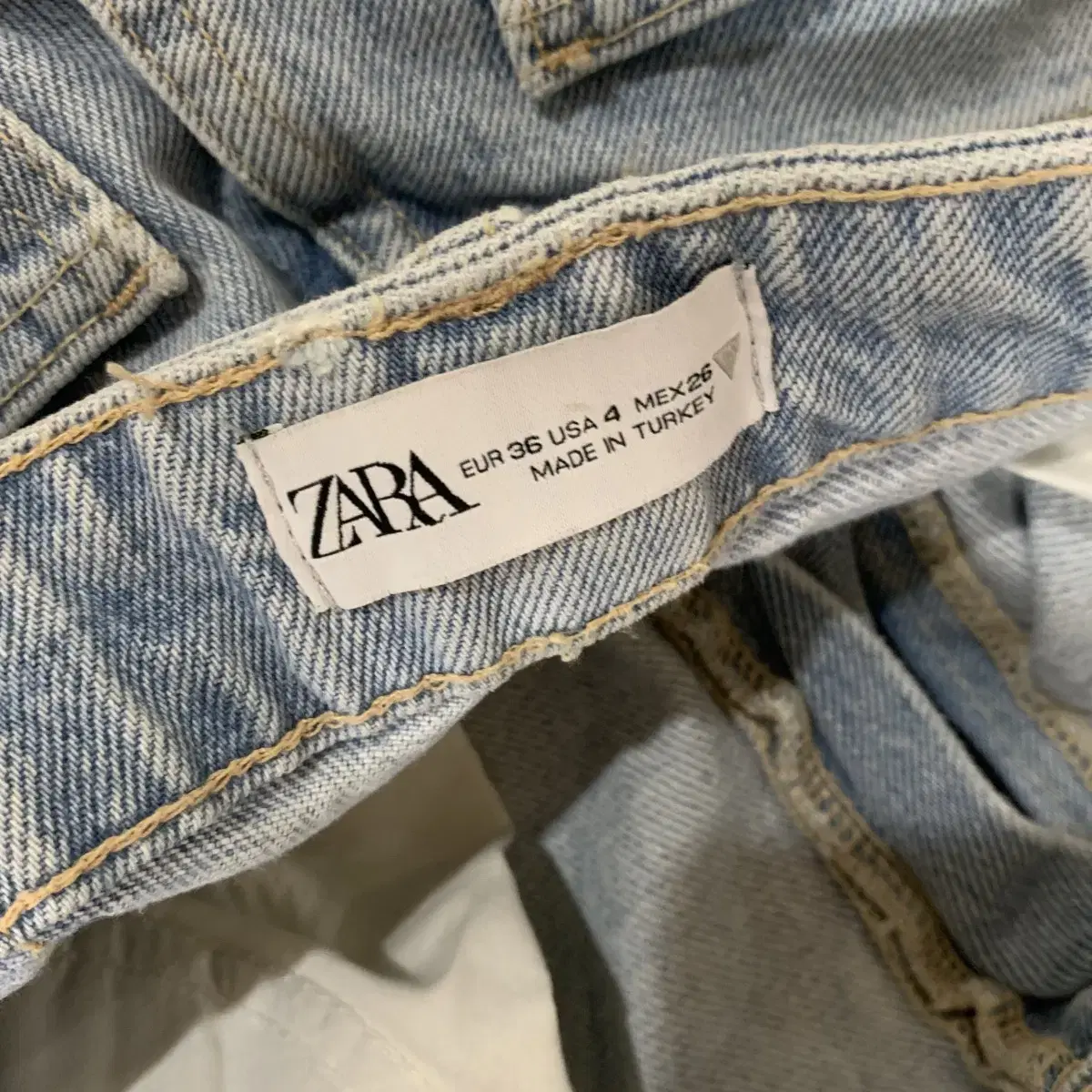 zara 자라 trf 와이드 레그 청바지