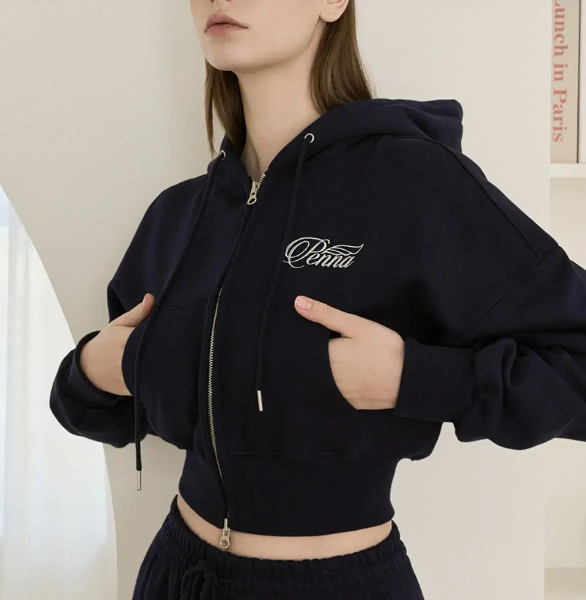 Penna Crop Sweat Hoodie