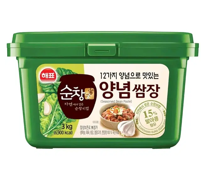 [무료배송] 해표 순창궁 양념 쌈장 3kg