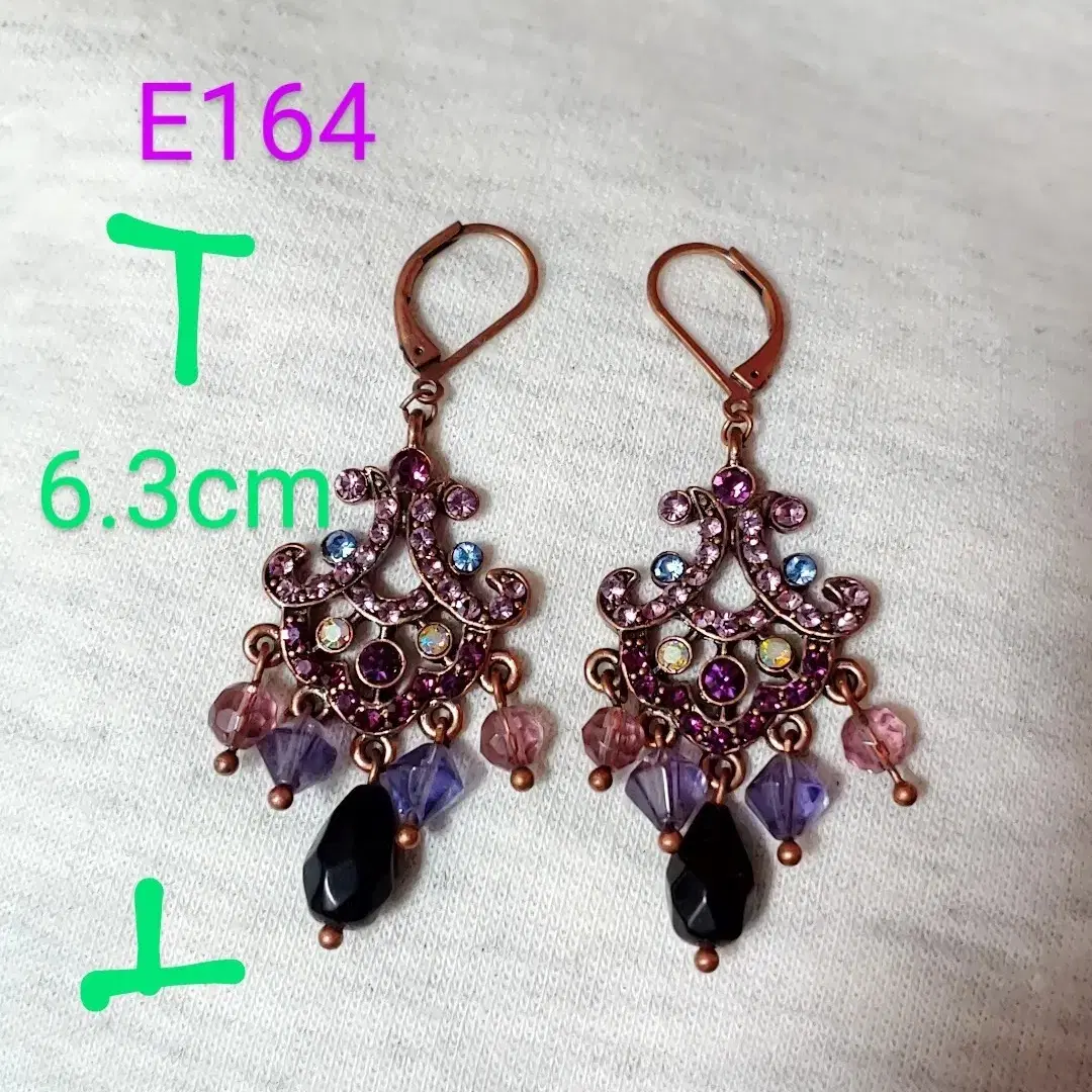 * 앤틱 샹들리에 귀걸이 6.3cm E164